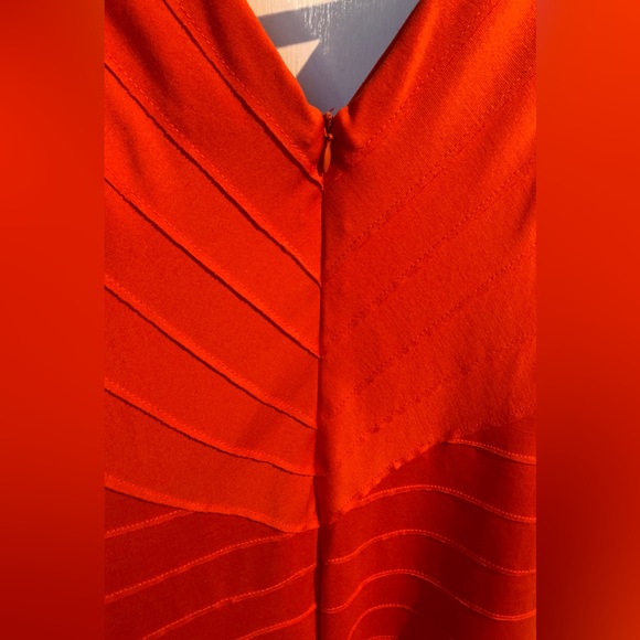 5/48 Fun Orange Cocktail Dress from Saks. Size M. - Picture 6 of 6